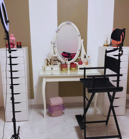 Studio di make up artist a Palermo.
