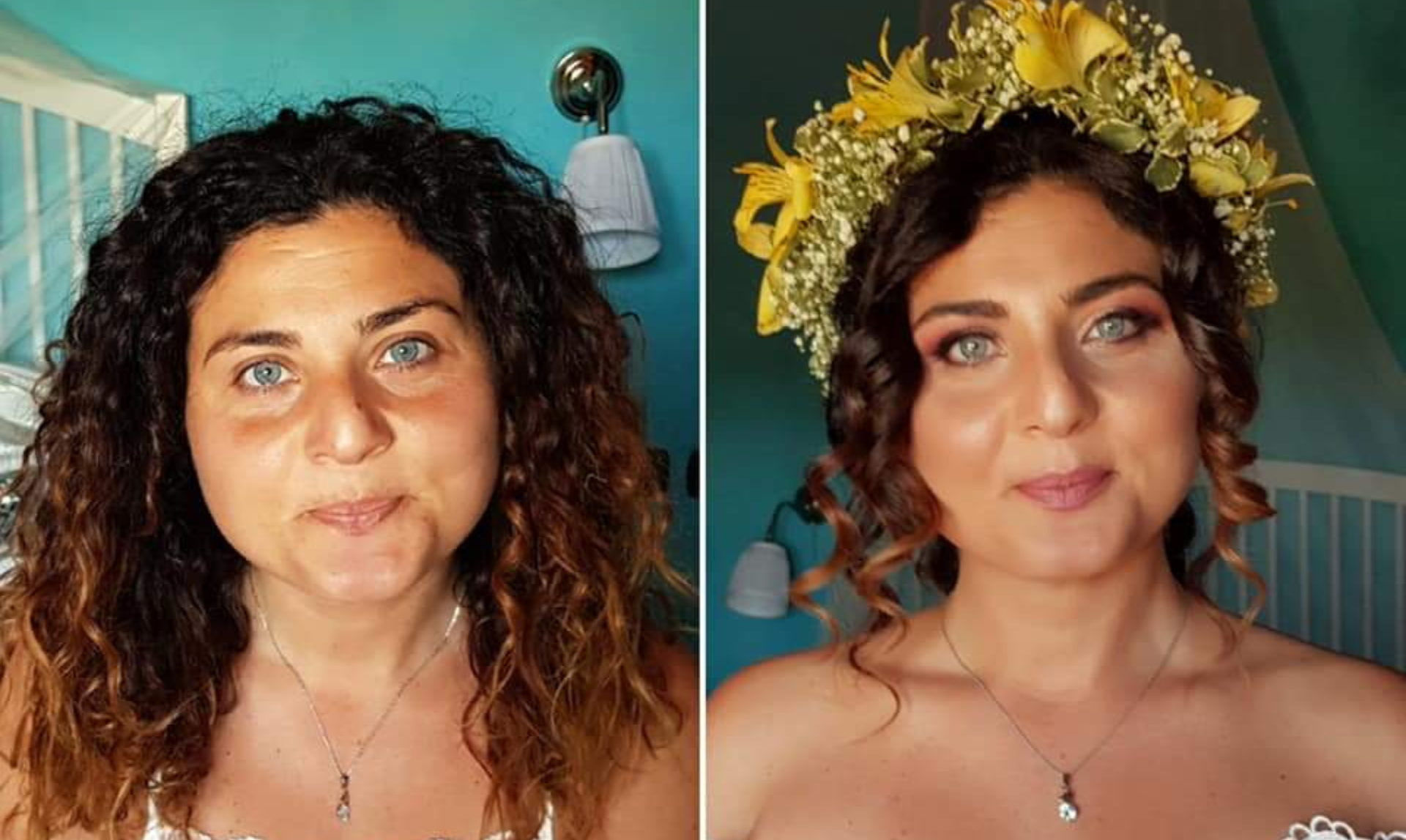 Prima e dopo - Trucco sposa a Palermo Noemi spera make up artist 1